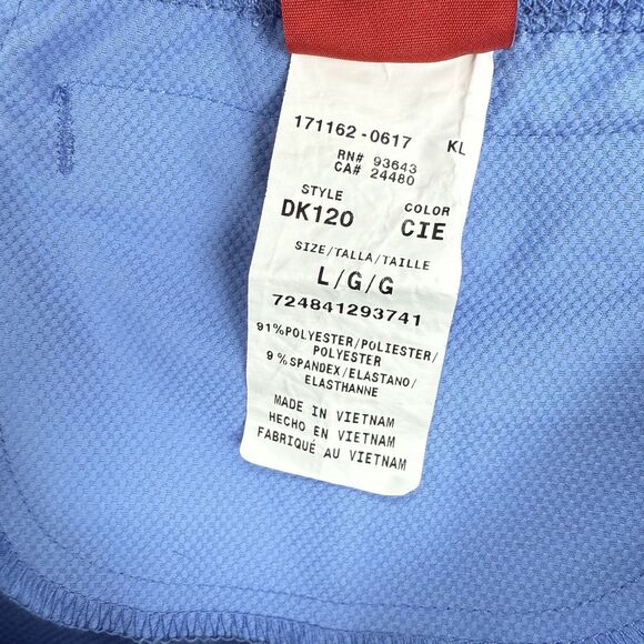 Dickies DK120 Men’s Scrub Pants Blue Elastic Waist Drawstring Size L Medical - Picture 7 of 16